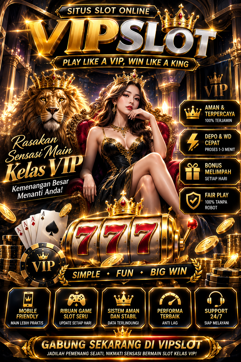 VIPSLOT – Platform Game Online Kekinian & Mudah Diakses